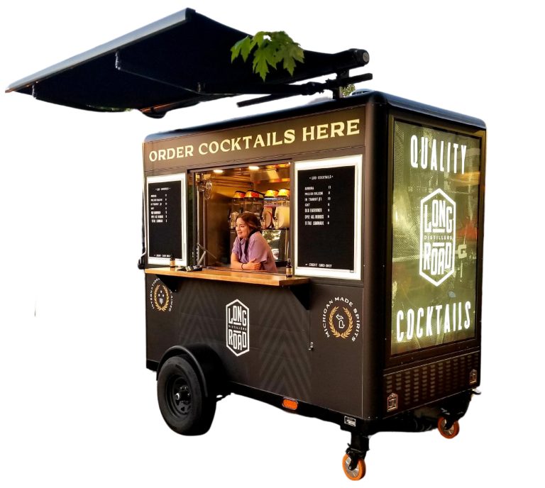 Custom made Food and Beverage Trailers For Sale | PourterCarts.com